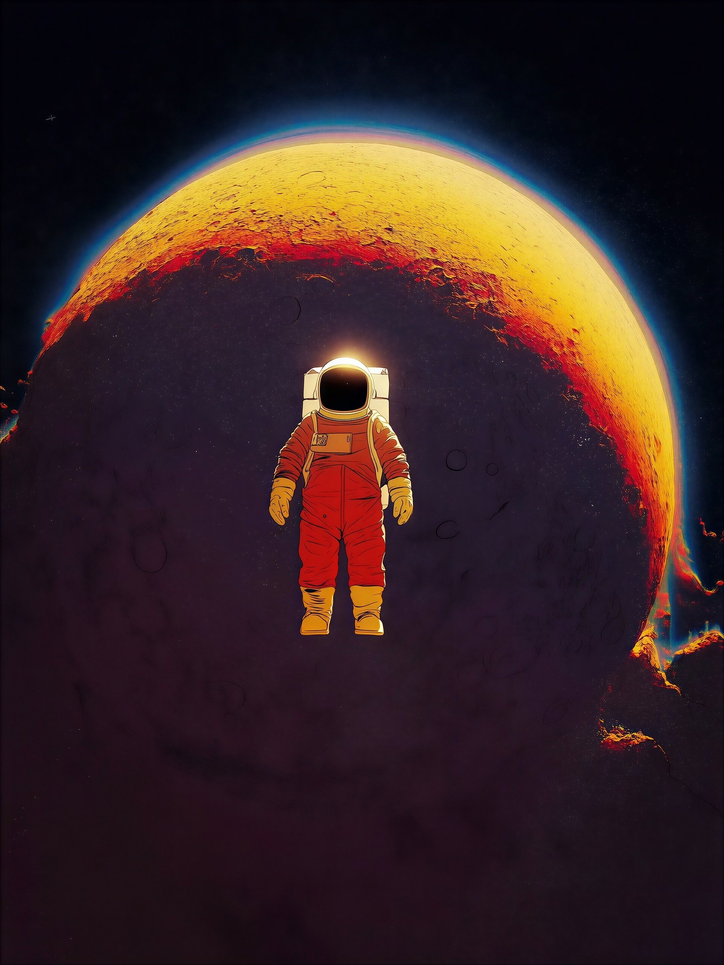 fondos de pantalla moon, star