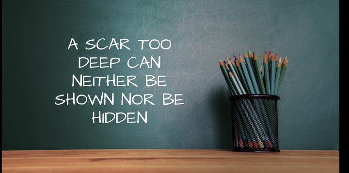 SCAR-  the deepest feelings of a person