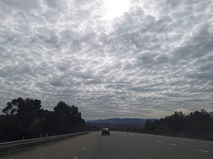 on the way