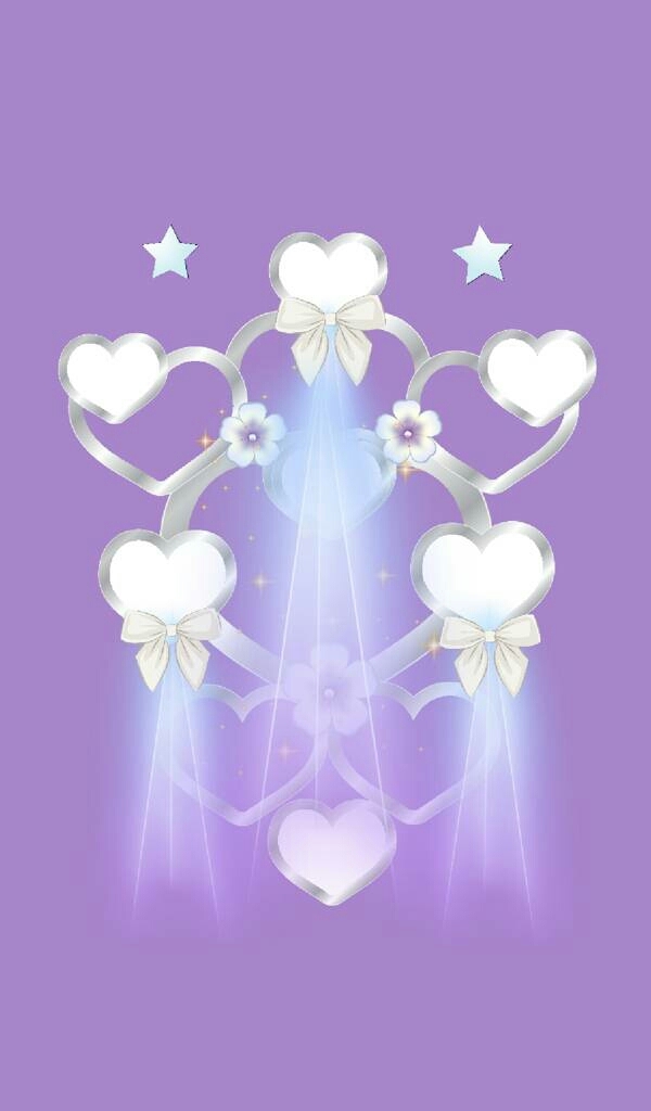 white hearts