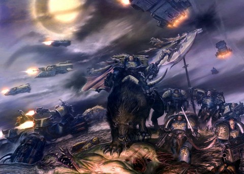 Space Wolfes fight