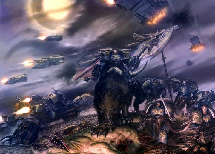 Space Wolfes fight