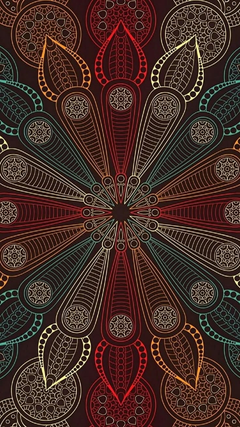 шпалери tapestry, red