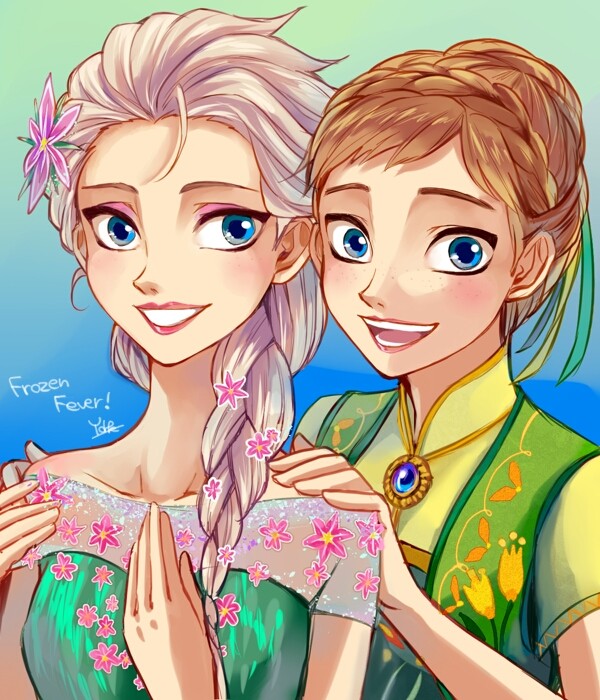 Elsa and Anna