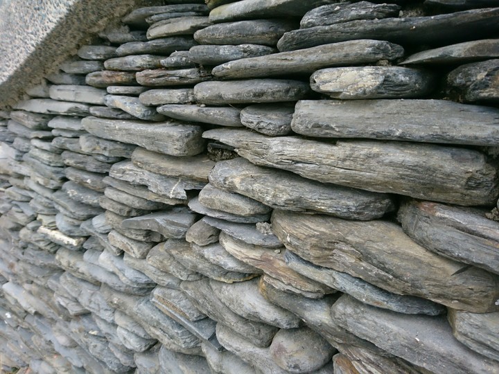 Stone-board house