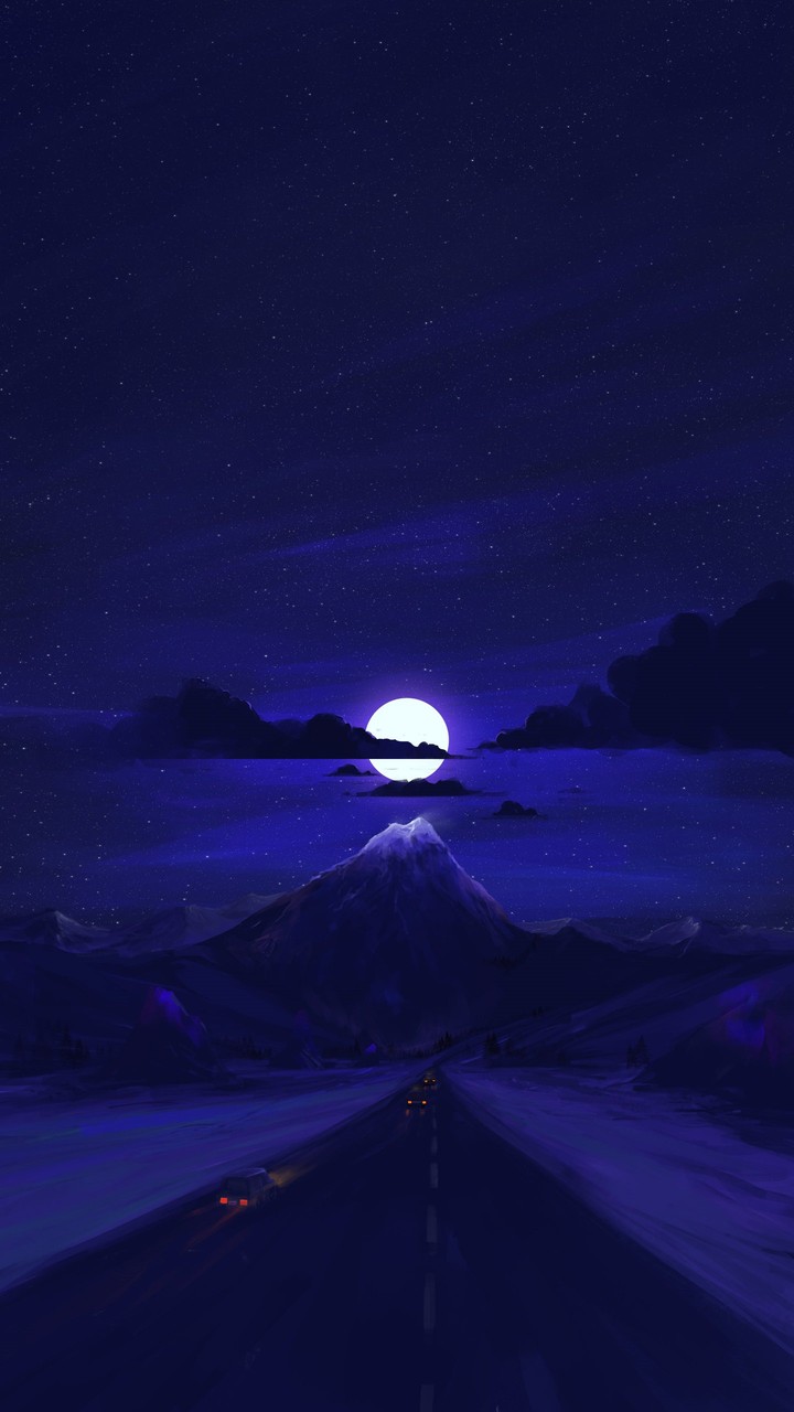 moon light - purple
