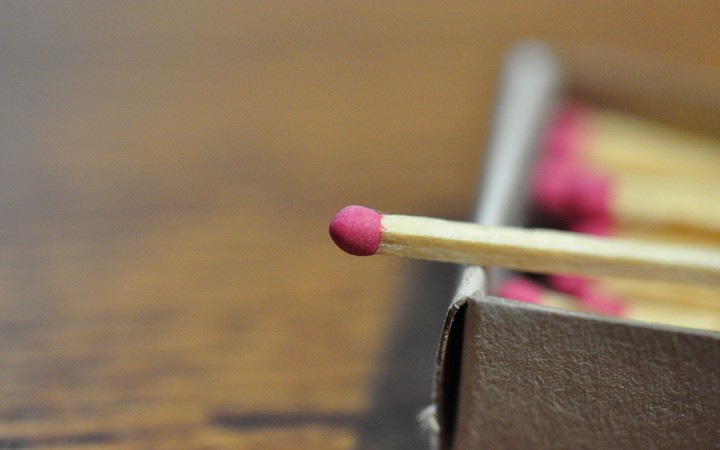 Match Boxes Sulfur Close-Up