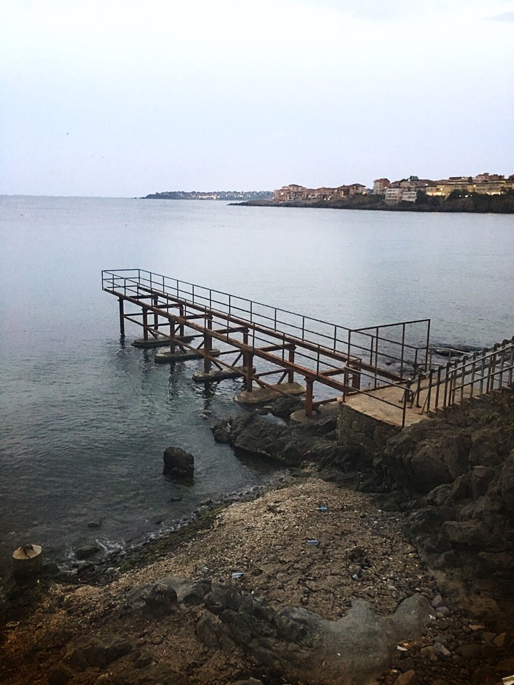 abandoned pier...