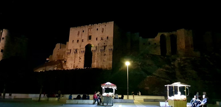 Aleppo citadel  now
