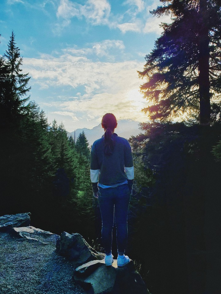 my niece on our adventure