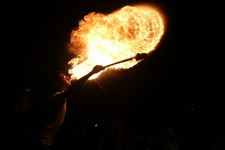 Fire works
