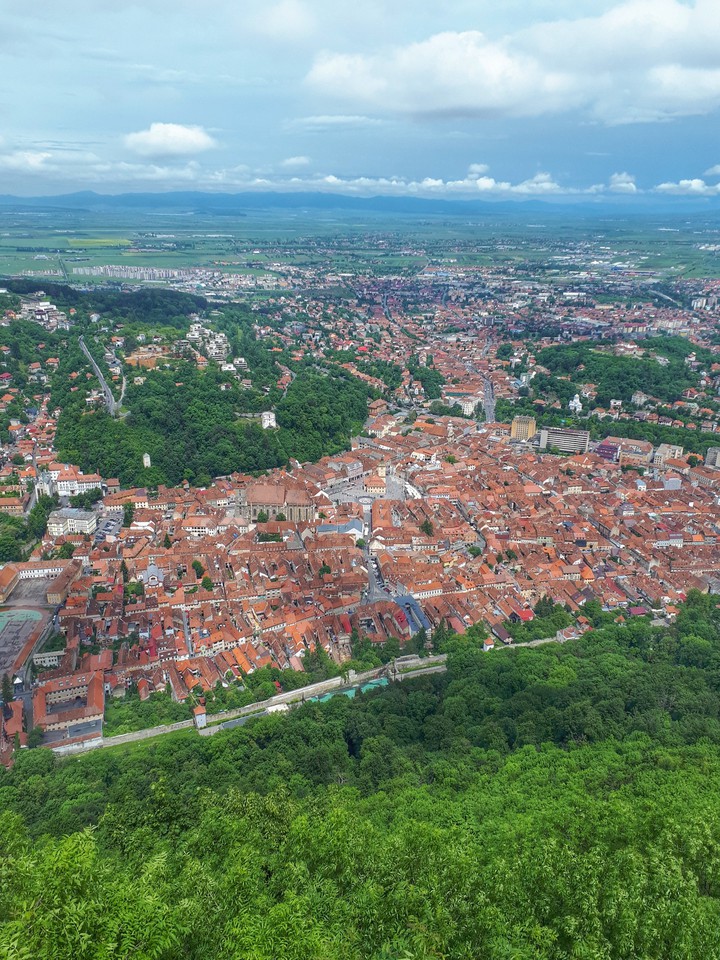 the town of Brașov in Romania