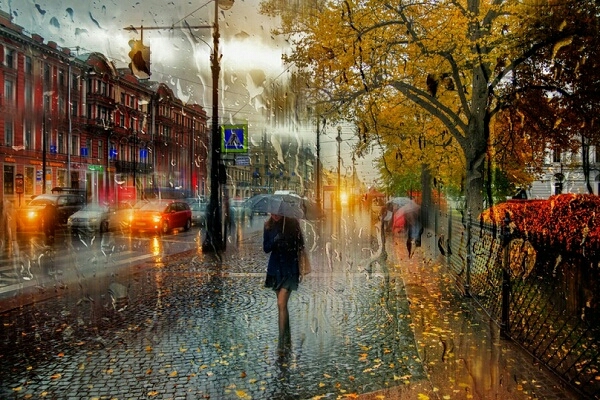 Осень, дождь
