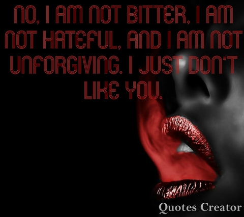 Just Don't Like You