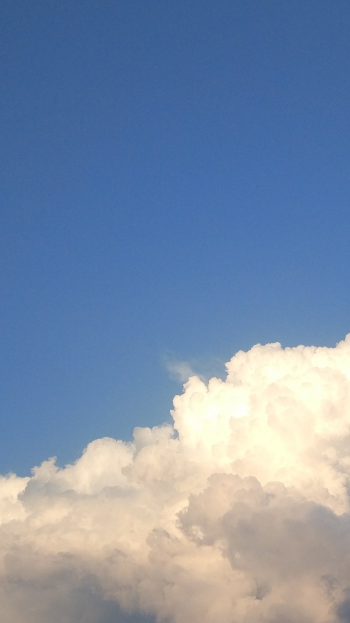 sunny cloud and blue sky