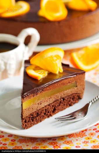 orange chocolate cake
