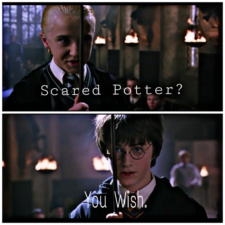 •Scared Potter?  •You Wish.