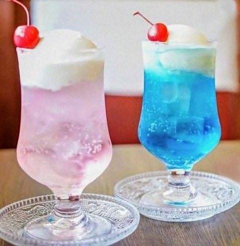 רקעים floats, dessert