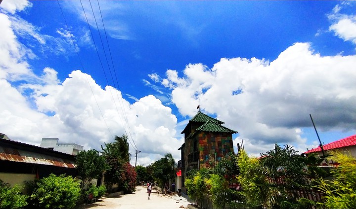 blue sky