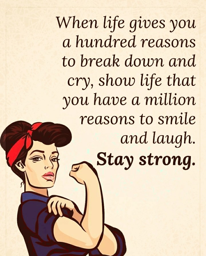 never give up...