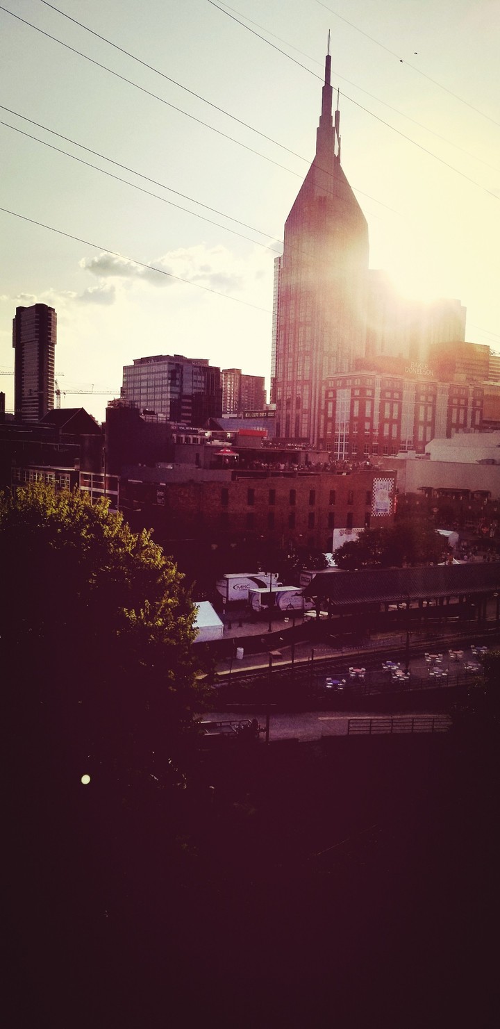 Vintage Nashville Sunset