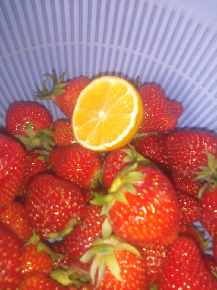 strawberry and lemon