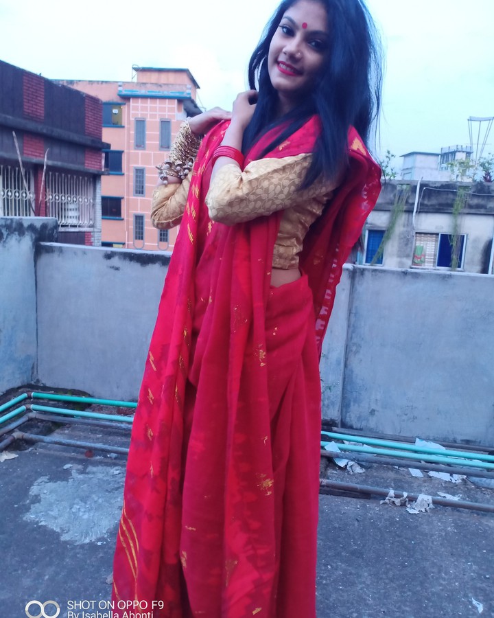 red sharee