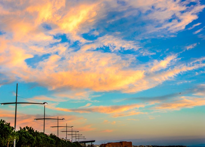 Sunset clouds...