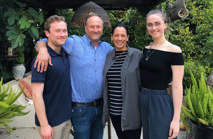 Kamala Harris and family