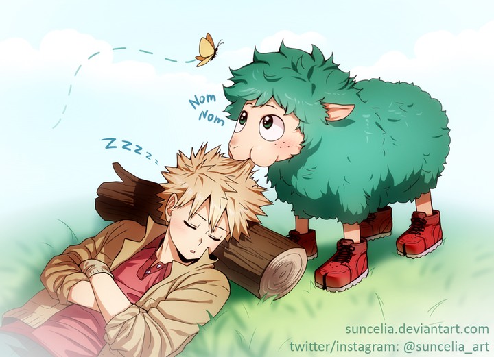 deku and bakugo