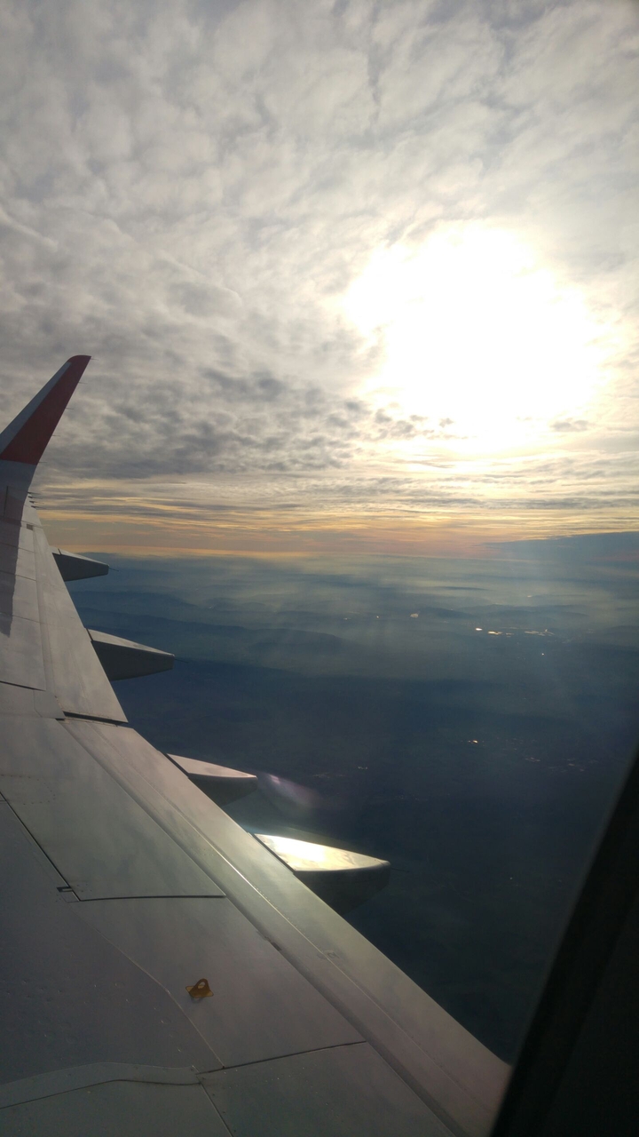In the sky