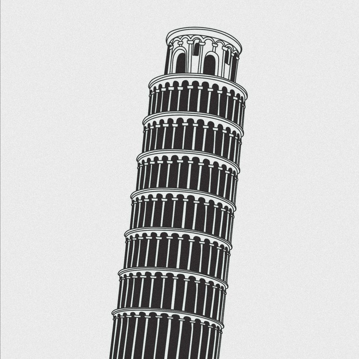 Pisa black and white