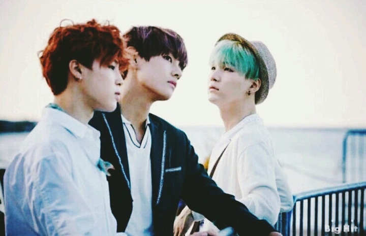 Jimin V and Suga