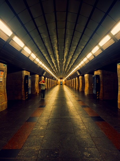 обои metro, symmetry