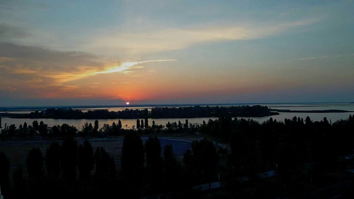 sunrise in my town