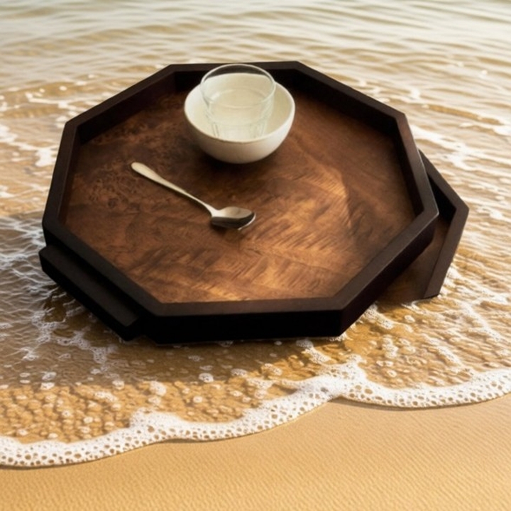 Tray and cup
