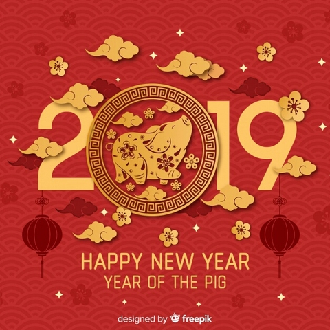 Happy chinese new year 2019