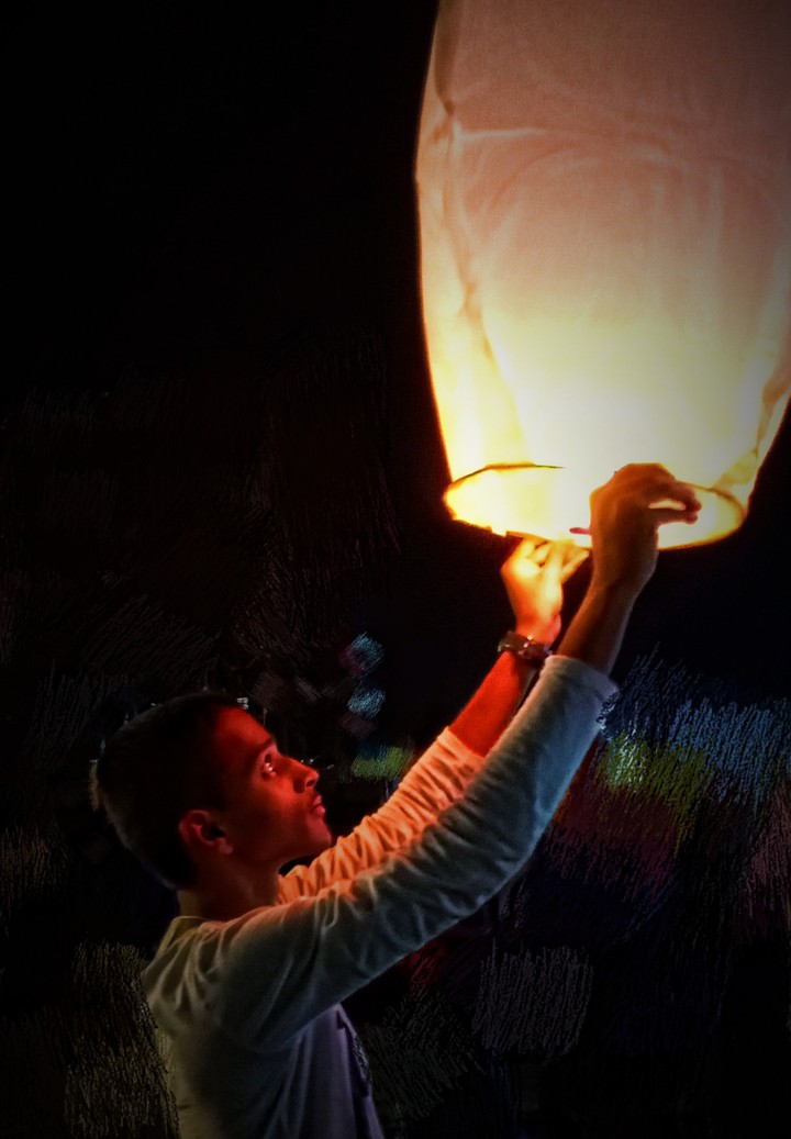 At international kite festival