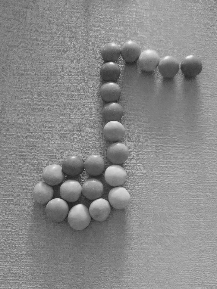 Smartie musical note