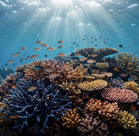 шпалери coral, reef