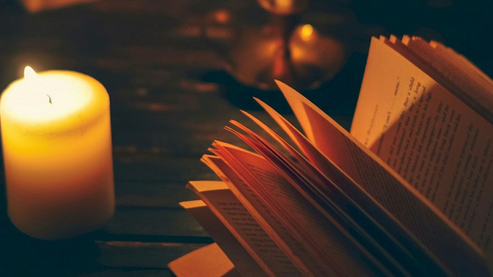 studying under light ?