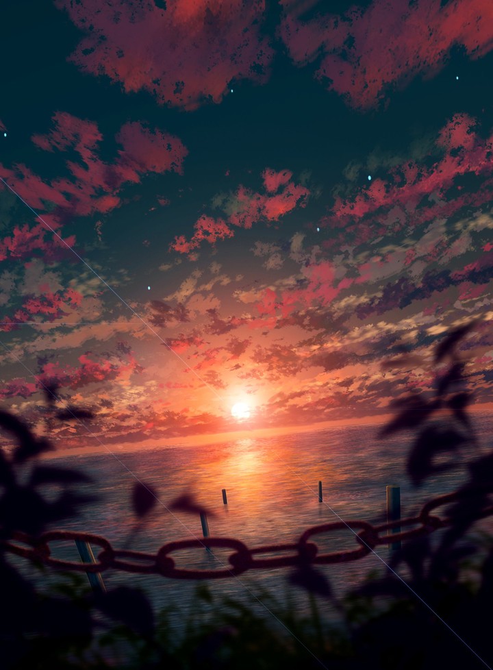 chained