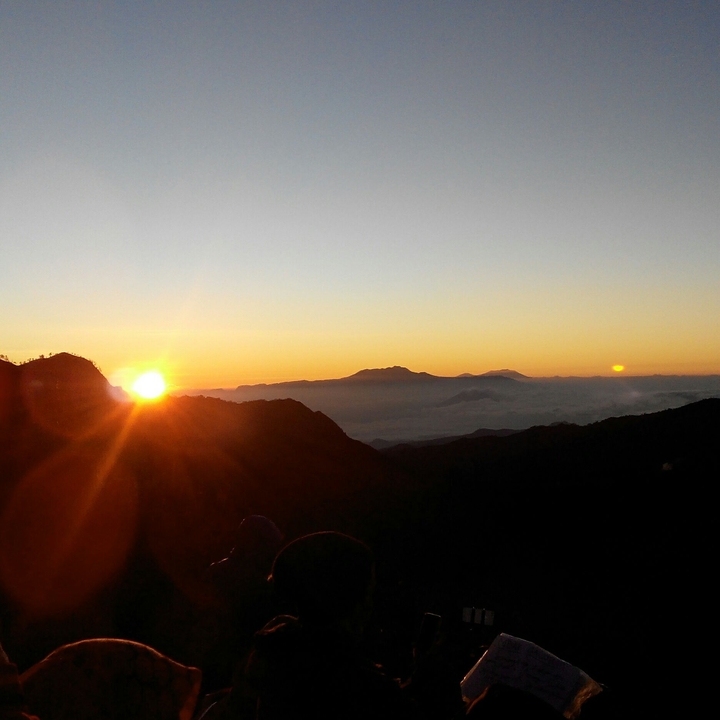 Sunrise on The Top of Java