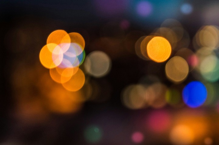city ​​night lights