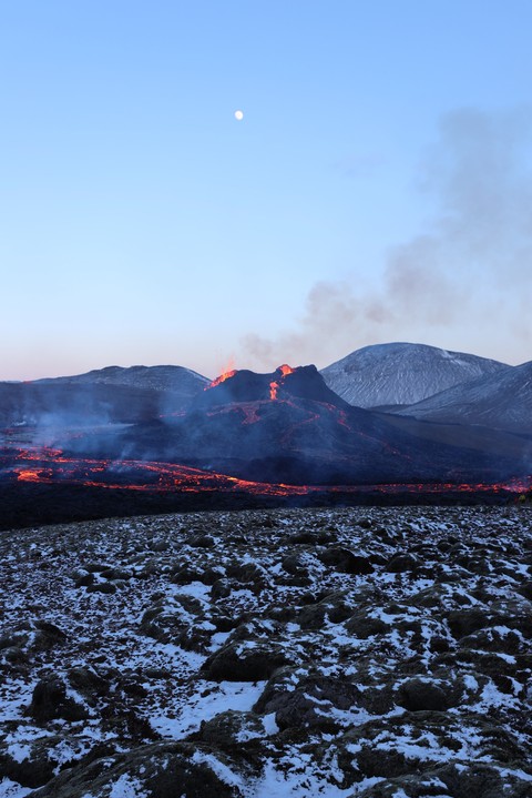 sfondi Volcano, cloud