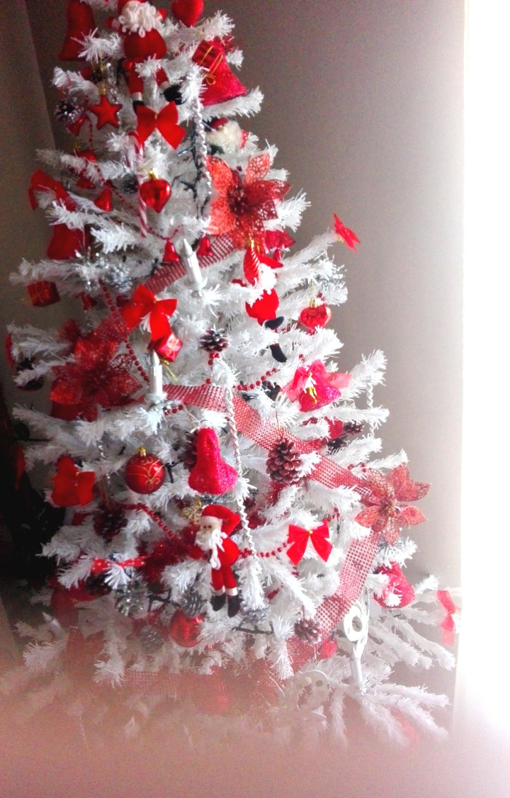 Red and white