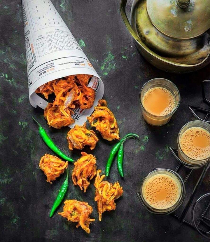 After making evening tea with  fried  come on everyone,