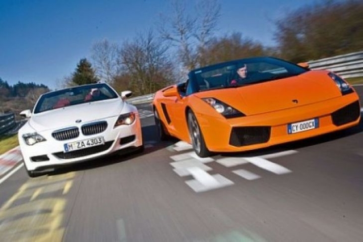 bmw und Lambogini veneno