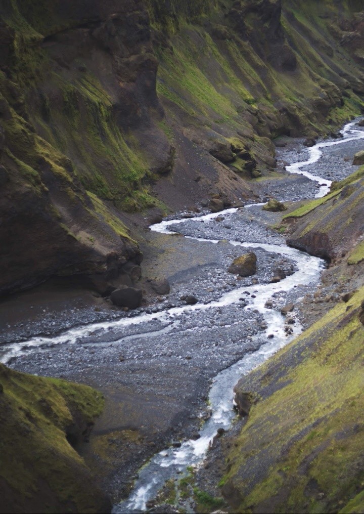 the river
