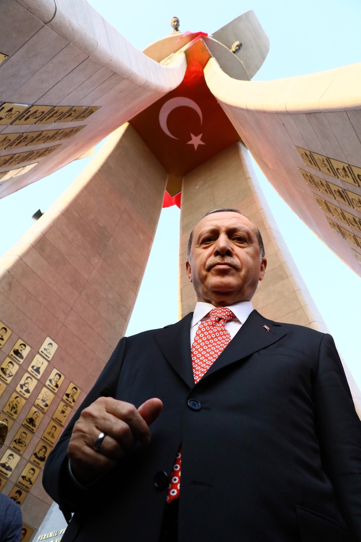 15 Temmuz Şehitler Abidesi CB Recep Tayyip Erdoğan